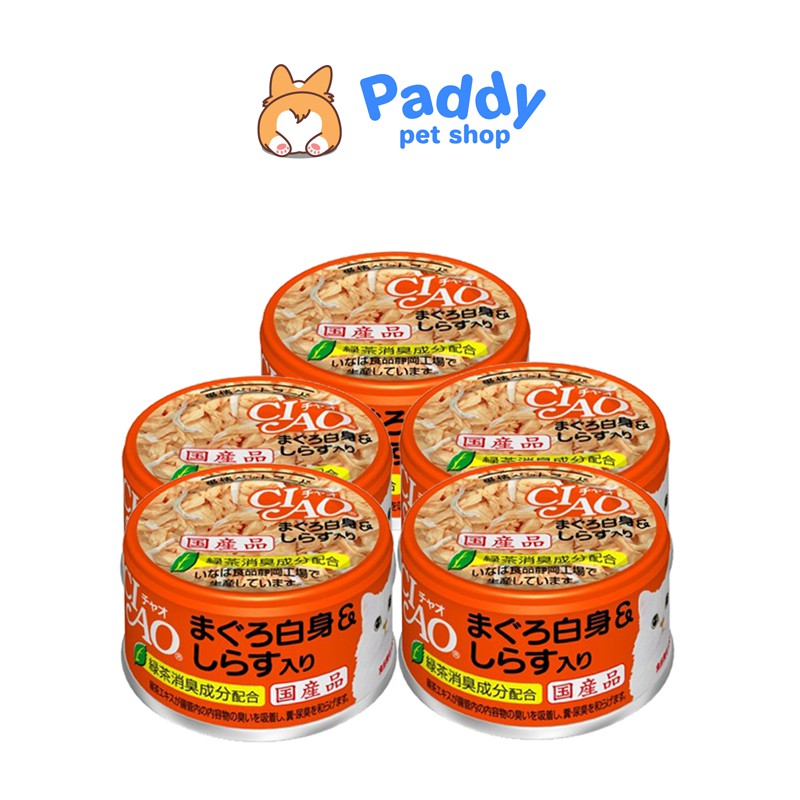 Pate Ciao Thịt Tươi Cho Mèo Trưởng Thành (Lon 85g)
