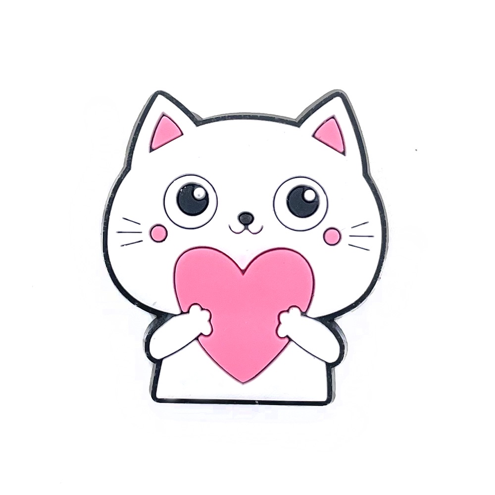 Phụ Kiện Nút Trang Trí Giày Dép Hình Trái Tim Xinh Xắn