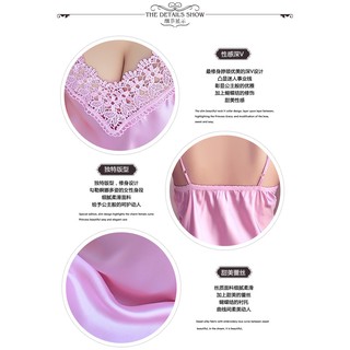 Áo Ngủ Phi Bóng Ren Ngực CDANP02