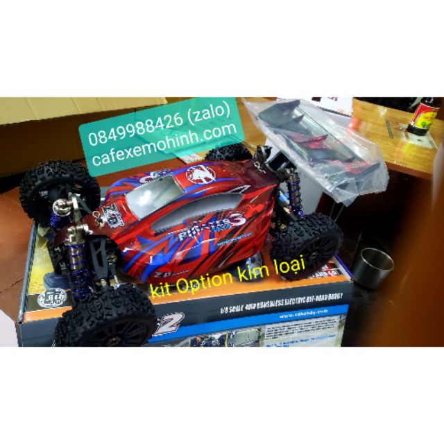 Kit xe Buggy Zd racing v3 gần full kim loại chạy trên 100km/h