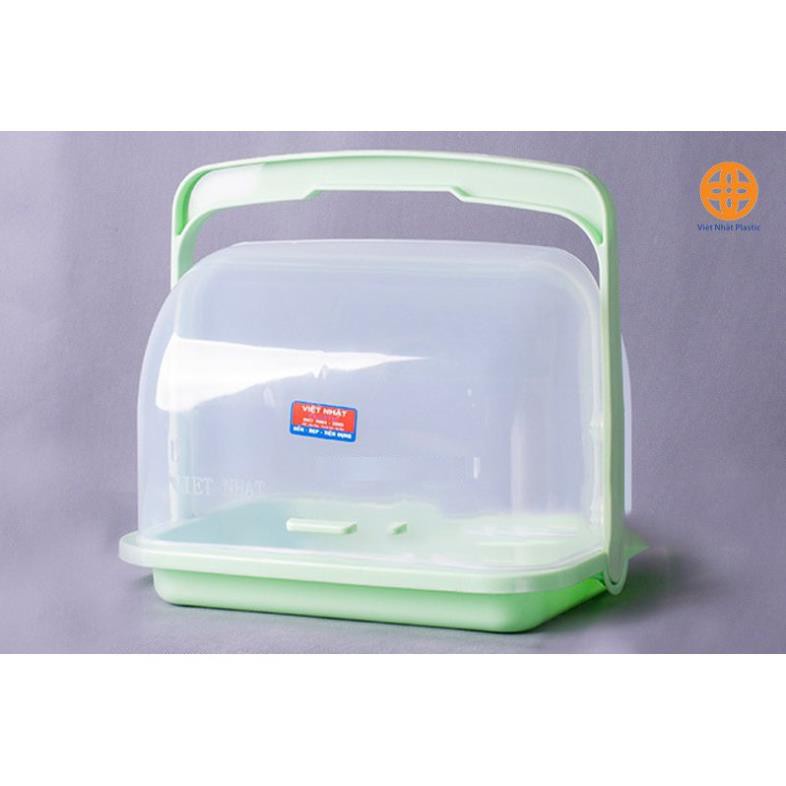 [HCM FREESHIP) KHAY ÚP BÌNH SỮA, ÚP LY CHÉN CÓ NẮP ĐẬY CHỐNG BỤI HÀNG VIỆT NHẬT