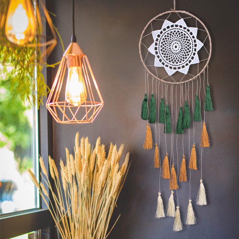 Vòng Bắt Giấc Mơ Trang Trí Nội Thất Phong Cách Bohemian