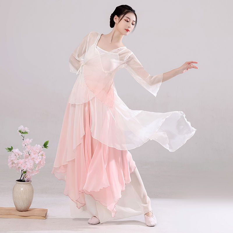 Trang Phục Sườn Xám Biểu Diễn Múa Cổ Điển Trung Hoa Cho Nữ