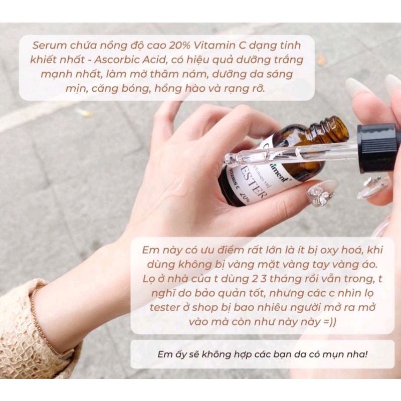 Serum compliment 20% vitamin C làm sáng da , đều màu da