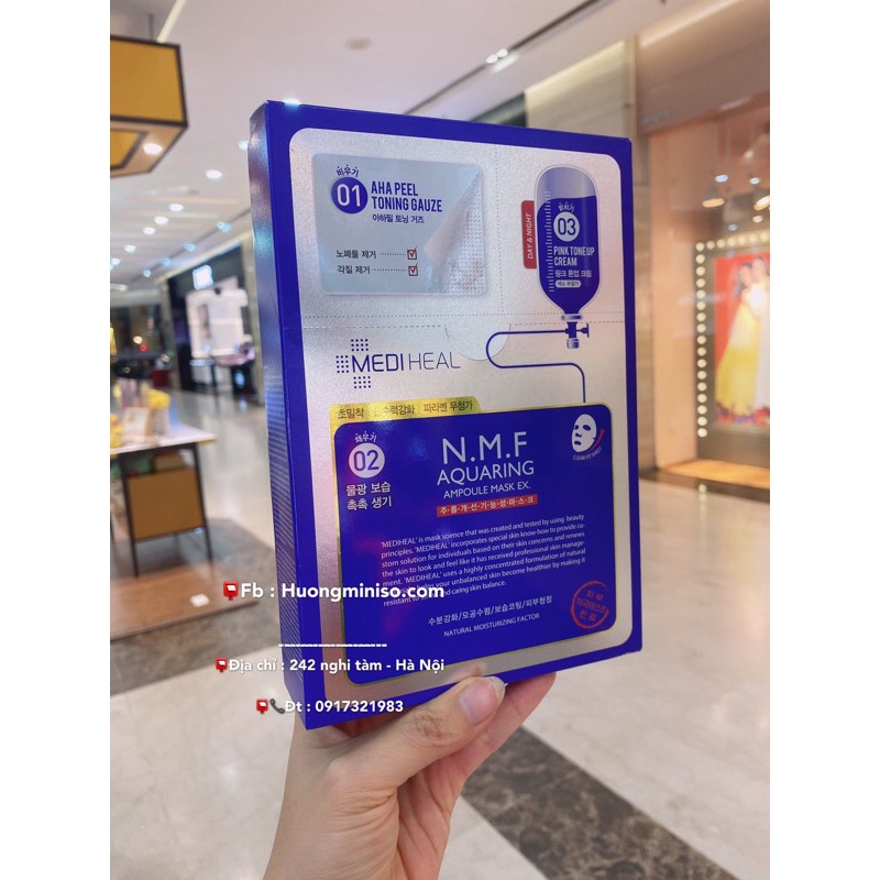 Mặt nạ 3 bước 𝐌𝐄𝐃𝐈𝐇𝐄𝐀𝐋 𝐍𝐌𝐅 𝐀𝐐𝐔𝐀𝐑𝐈𝐍𝐆 𝐀𝐌𝐏𝐎𝐔𝐋𝐄 𝐌𝐀𝐒𝐊 𝐄𝐗 - 𝐌Ẫ𝐔 𝐌Ớ𝐈 𝐔𝐏𝐆𝐑𝐀𝐃𝐄