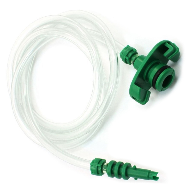 1M 39.41" Length Air Tubing 10cc Glue Dispenser Syringe Adapter