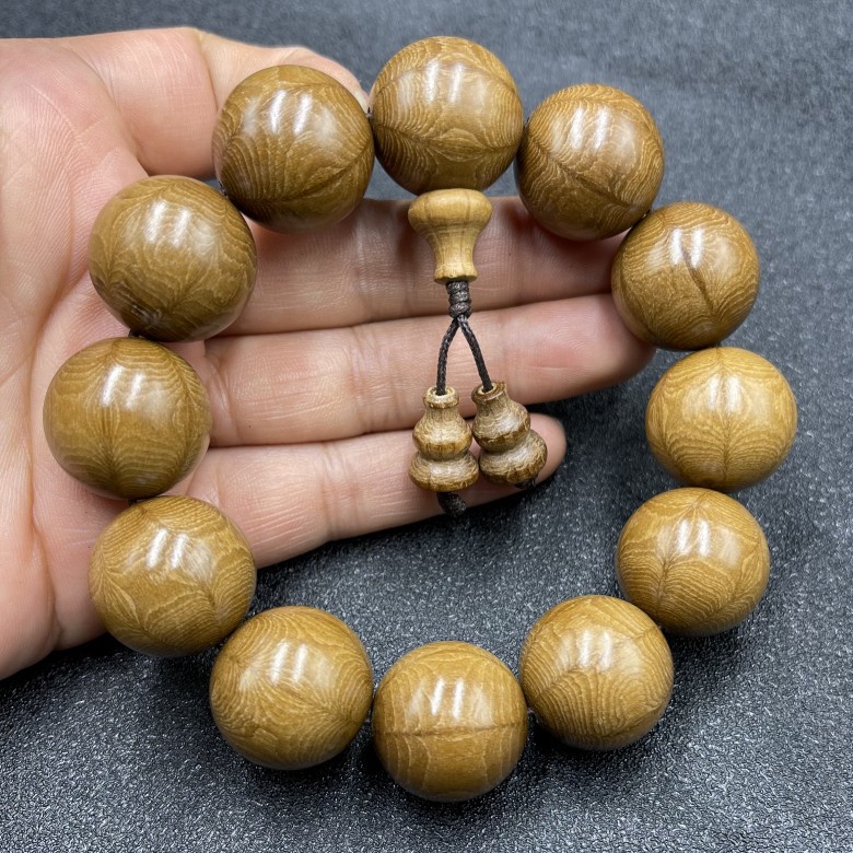 Vòng Tay Chuỗi Hạt Gỗ Hồng Mộc 20MM Phong Cách Indonesia Thời Trang Cho Nam