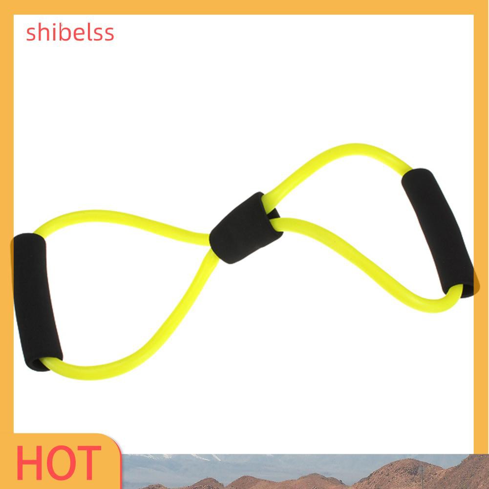 （ʚshibelss）Resistance Training Muscle Elastic Band Tube Weight Control Fitness