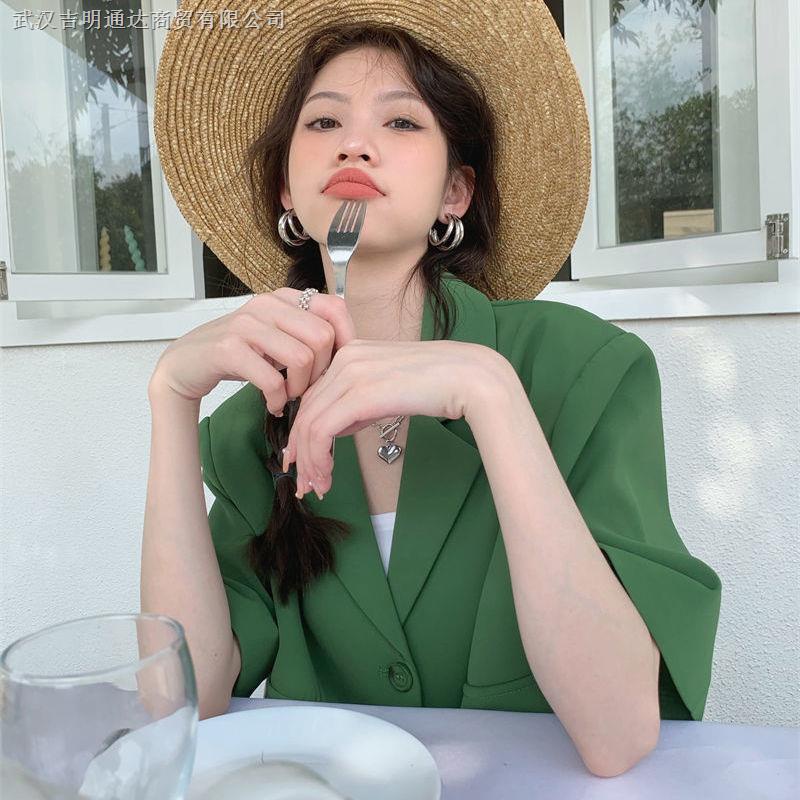 Áo Khoác Vest Tay Ngắn Phong Cách Hàn Quốc Mẫu Mới 2022 Thời Trang Xuân Hè Cho Nữ | BigBuy360 - bigbuy360.vn