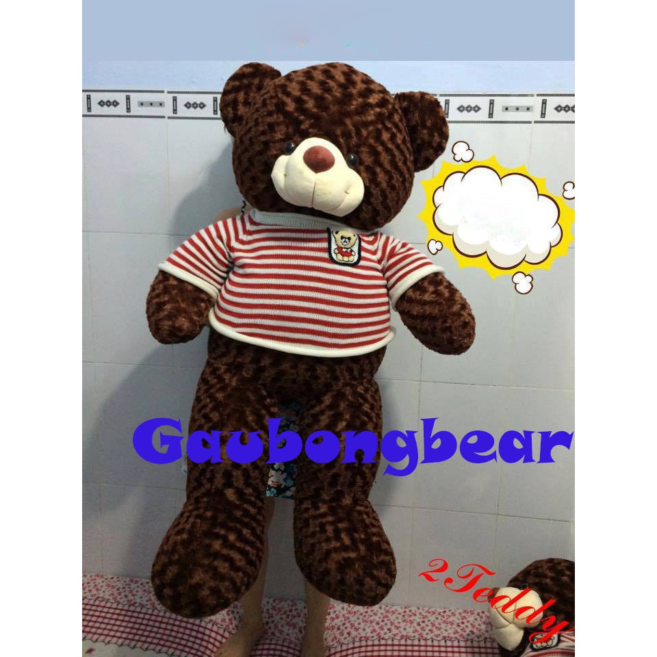 [Mã LIFE0503TOYS1 giảm 10% đơn 150k] Gấu bông Teddy Cao Cấp khổ vải 1m2 Cao 1m màu Nâu hàng VNXK