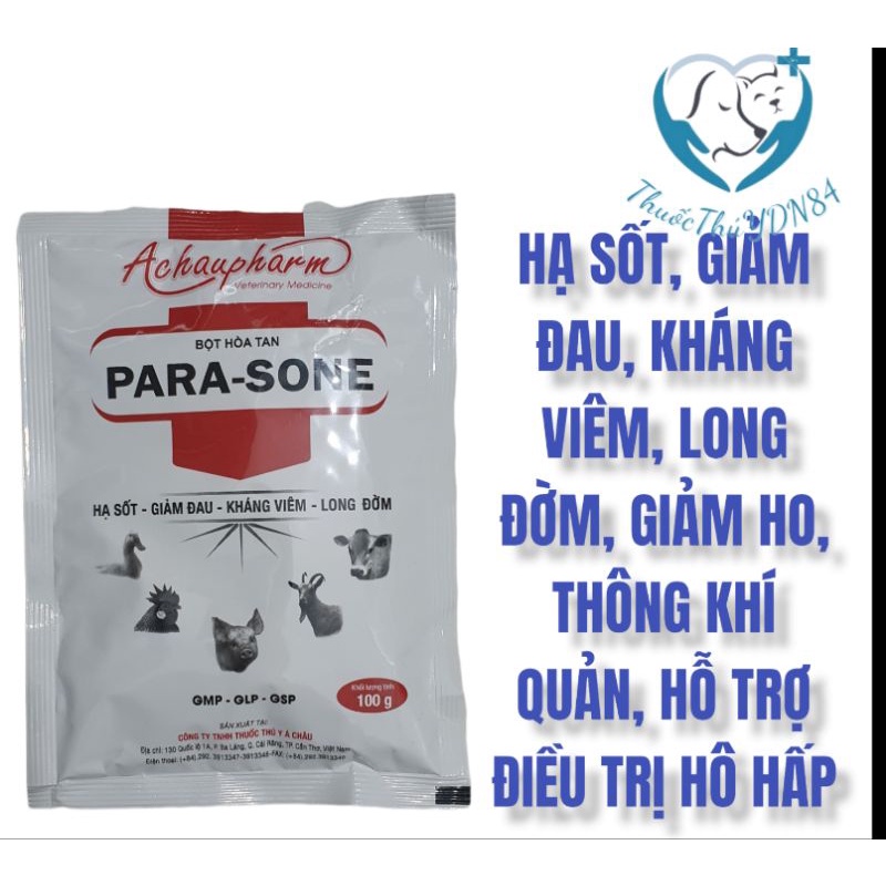 PARA SONE GÓI 100G CHO VẬT NUÔI