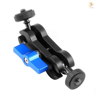 Đầu bi 1 / 4 inch xoay 360 độ bằng hợp kim nhôm cho tay cầm máy ảnh điện thoại