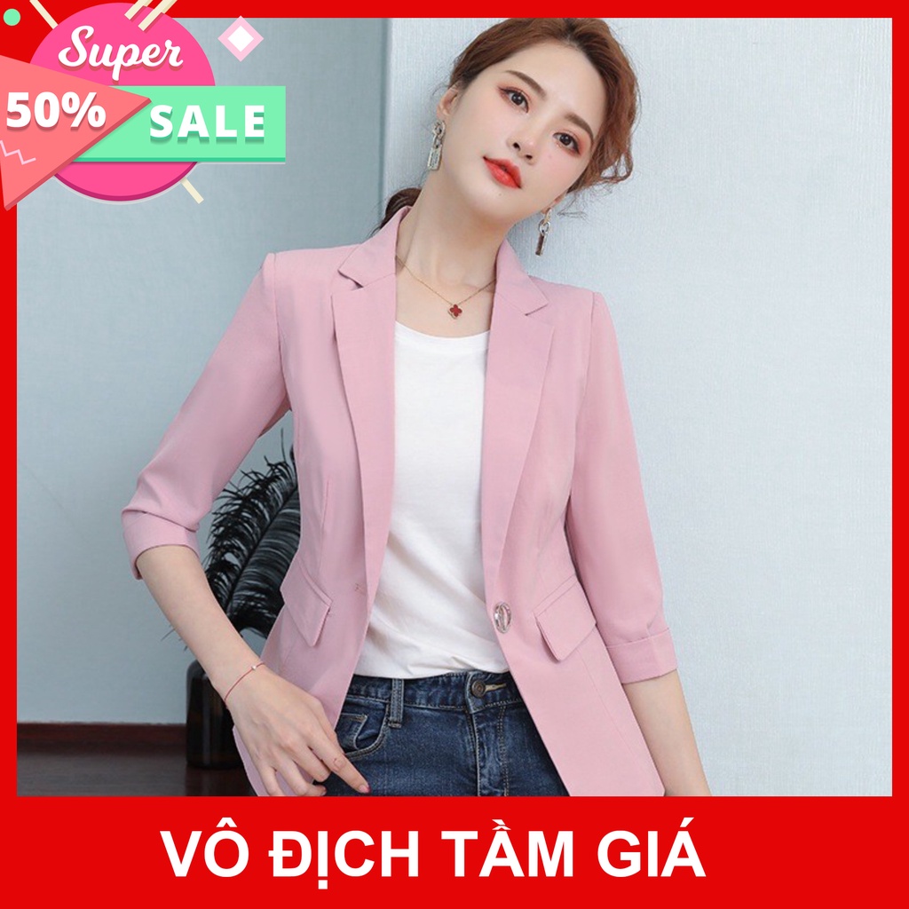 Áo Vest nữ công sở Vest nữ Hàn Quốc thời trang Fashion tay lỡ chất liệu cao cấp đủ màu