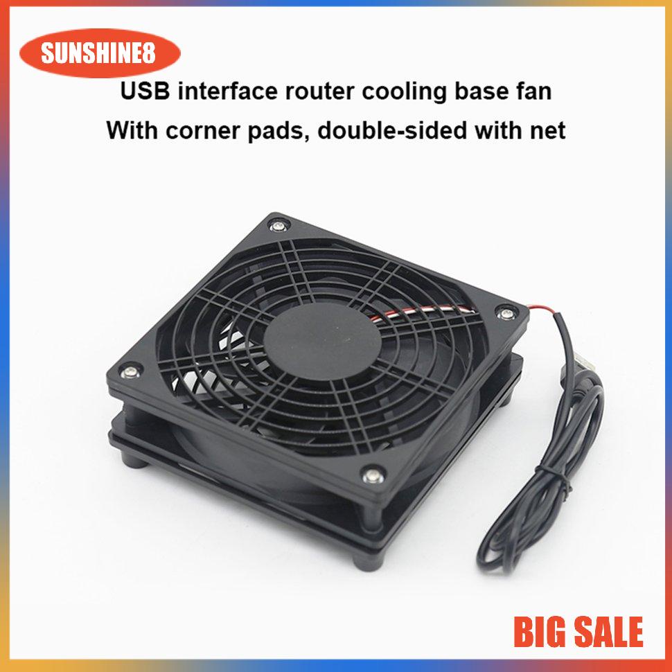 【SUN】Bộ định tuyến làm mát quạt im lặng cho thùng máy tính Máy khai thác giàn lạnh Quạt làm mát CPU