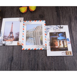 COMBO 9 KHUNG HÌNH GIẤY RETRO PHÁP