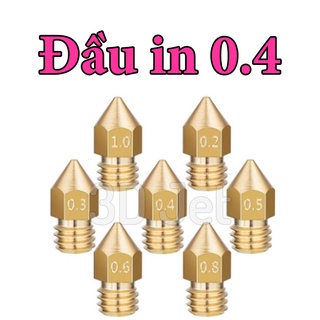 Đầu in 3d MK8 nhiều loại, Đầu phun nhựa, kim phun