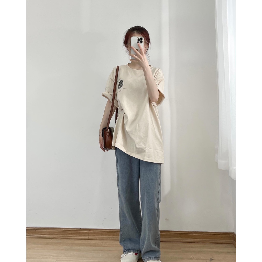 Áo thun chữ AB chất cotton mềm mịn thời trang miho house