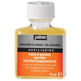 Dầu hạt anh túc PEBEO Clarified Poppyseed Oil chai 75ml pha sơn dầu