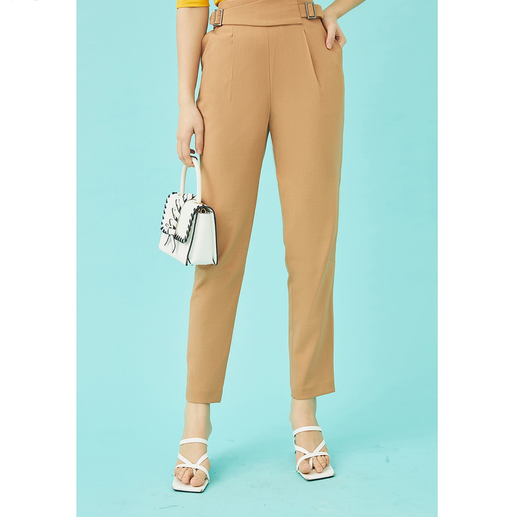 Quần Baggy nữ 92WEAR 3 màu, đủ size, 2 Túi Sườn QGA1317