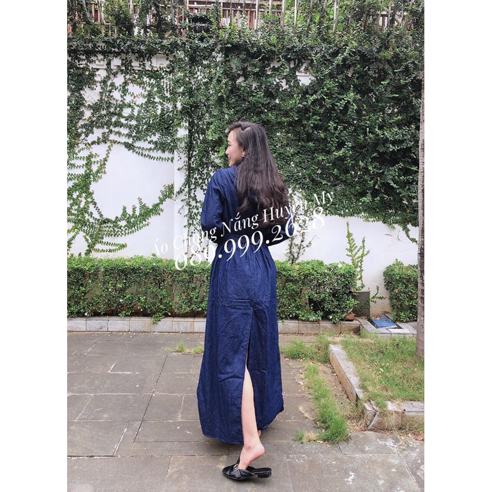 Áo Chống Nắng Toàn Thân Vải Jean - Vải Bò Huyền My Cao Cấp Mặc Cực Sang Chảnh | BigBuy360 - bigbuy360.vn
