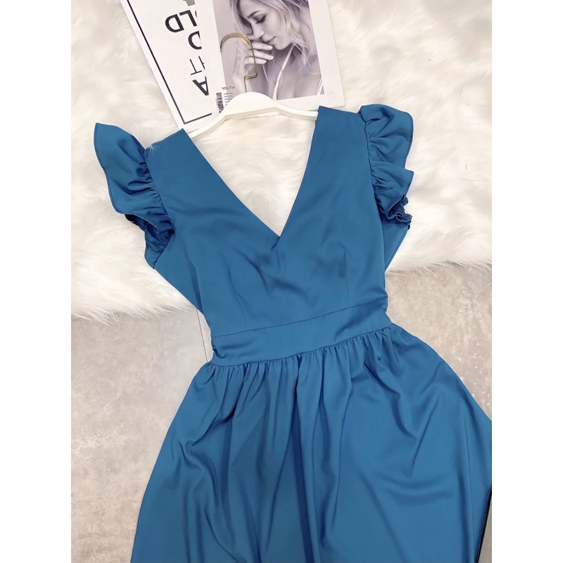 ⚡️BÁN SỈ⚡️Đầm maxi xanh tay bèo | BigBuy360 - bigbuy360.vn