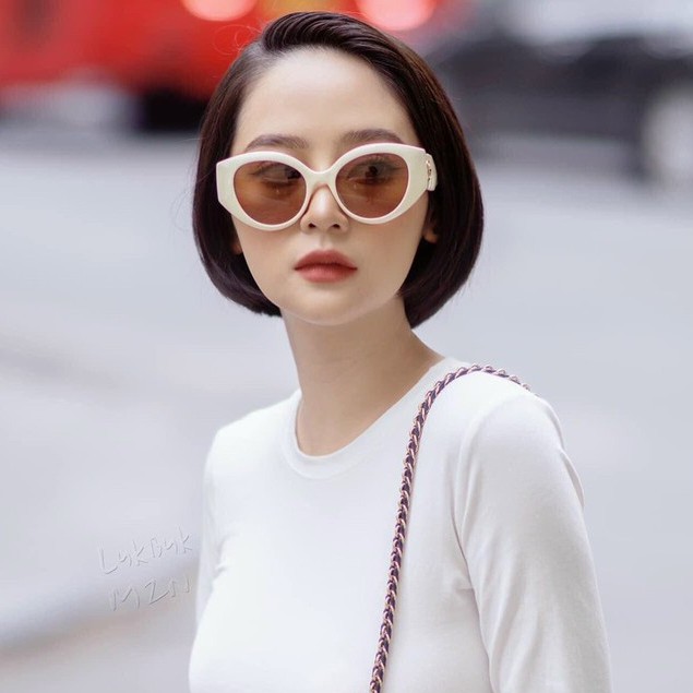 Kính mát nữ MYGAP chống UV400, thiết kế mắt vuông dễ đeo, màu sắc thời trang 6161