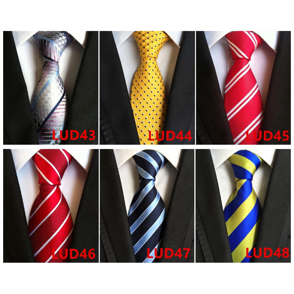 Thời Trang Cà Vạt 100% Lụa Cổ Điển Cho Nam