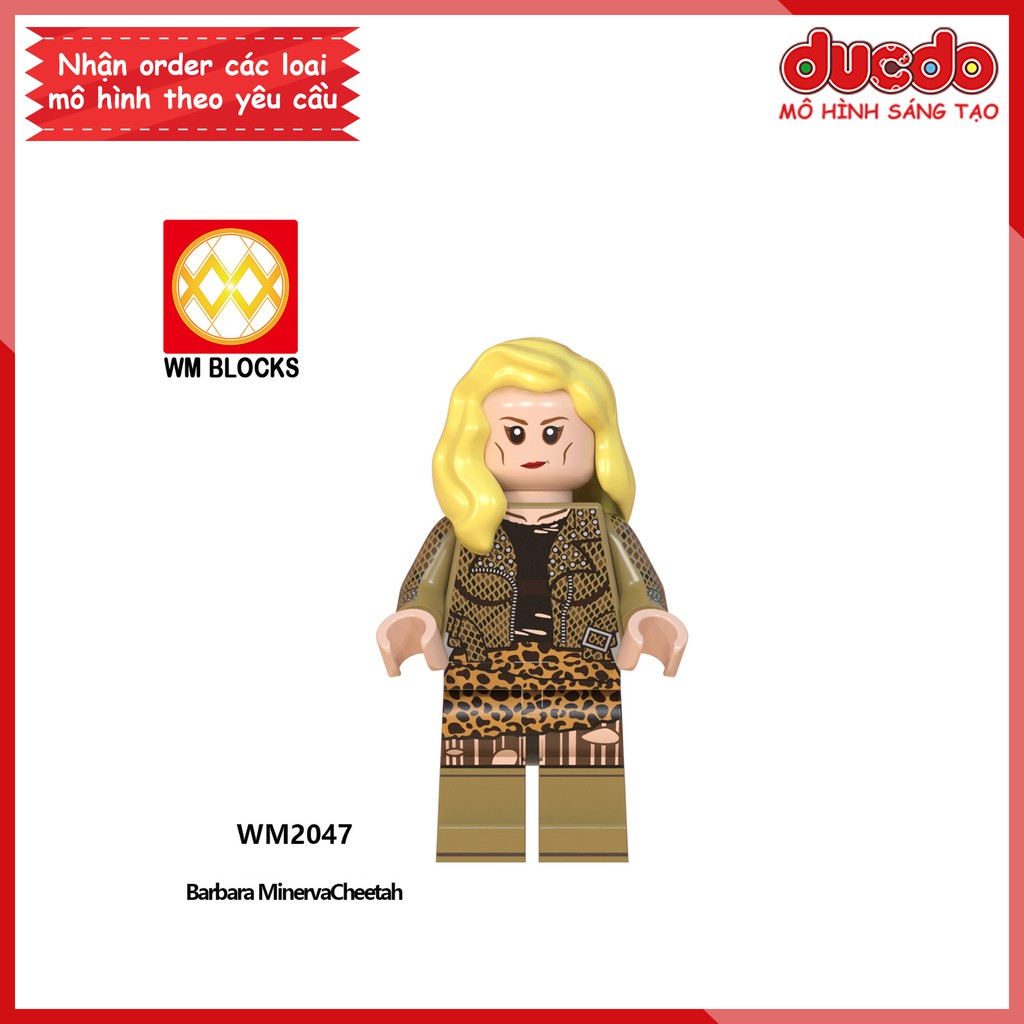 Minifigures Nữ thần chiến binh trong Wonder Woman 1984 - Đồ chơi Lắp ghép Xếp hình Mô hình Mini WM WM6100