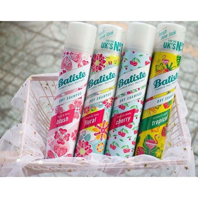 Dầu Gội Khô Batiste Dry Shampoo 50-200ml