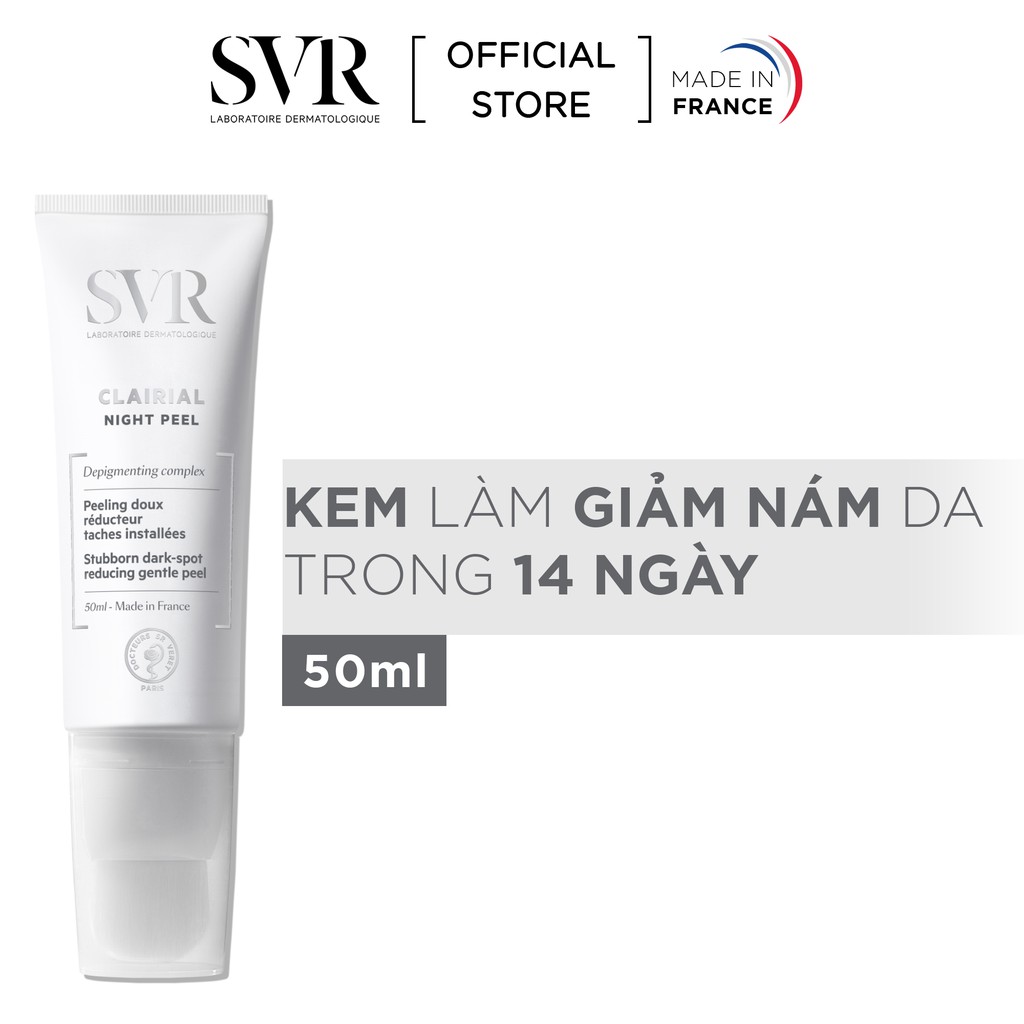 Kem làm mờ vết nám, nám da và làm trắng da SVR CLAIRIAL Night Peel  50ml