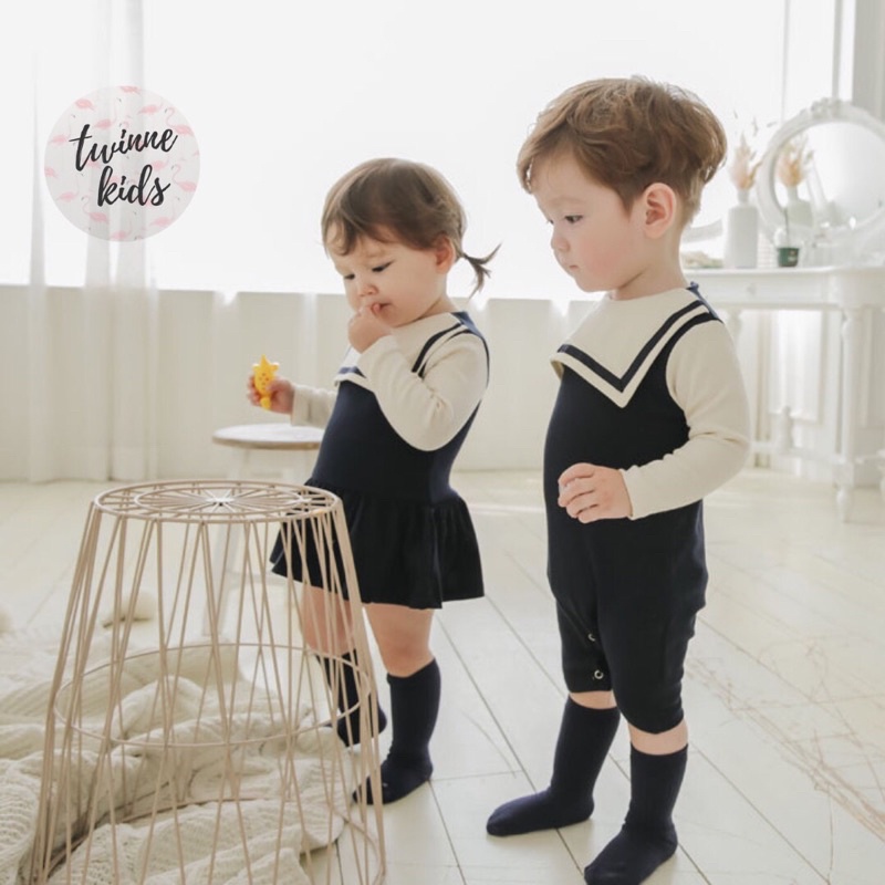 [Jenny Baby] Váy liền thân, romper sơ sinh, váy trẻ em phong cách Hàn Quốc chất liệu cotton co giãn cho bé 3-24 tháng