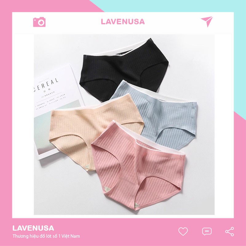  Quần lót nữ cotton đẹp cao cấp thoáng khí không viền QL63 | BigBuy360 - bigbuy360.vn