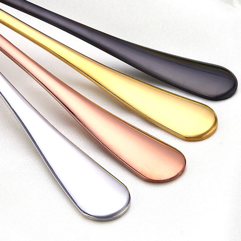 YIYU Bộ Muỗng / Nĩa Bằng Thép Không Gỉ Thiết Kế Độc Đáo Tiện Dụng