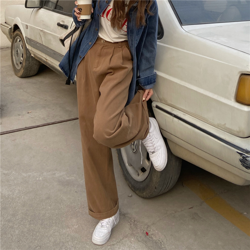 Quần Denim Nữ Lưng Cao Ống Rộng Thời Trang 41941 | BigBuy360 - bigbuy360.vn