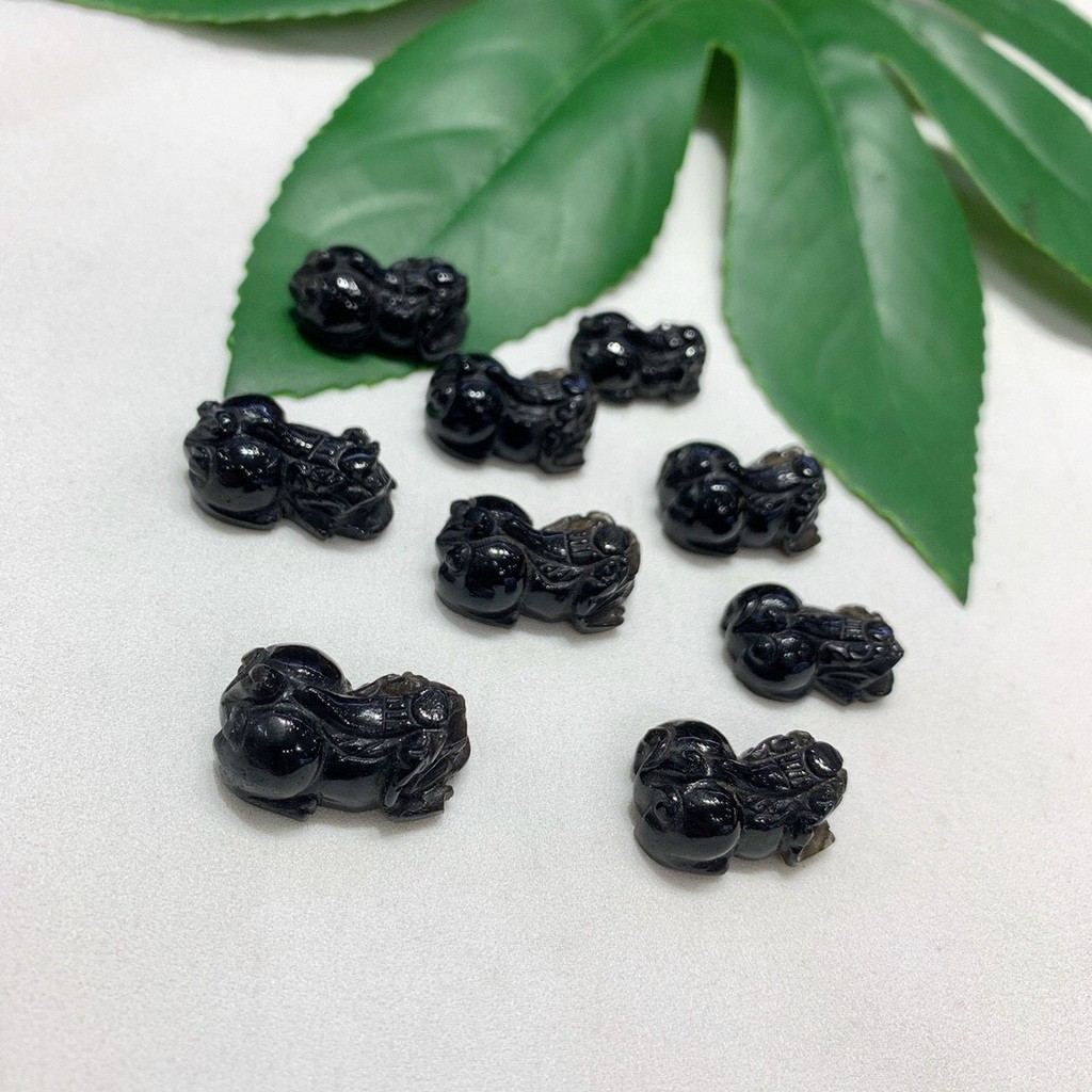 Mặt Nhẫn  Tùy Hưu Tourmaline Đen Huyền Đặc Biệt