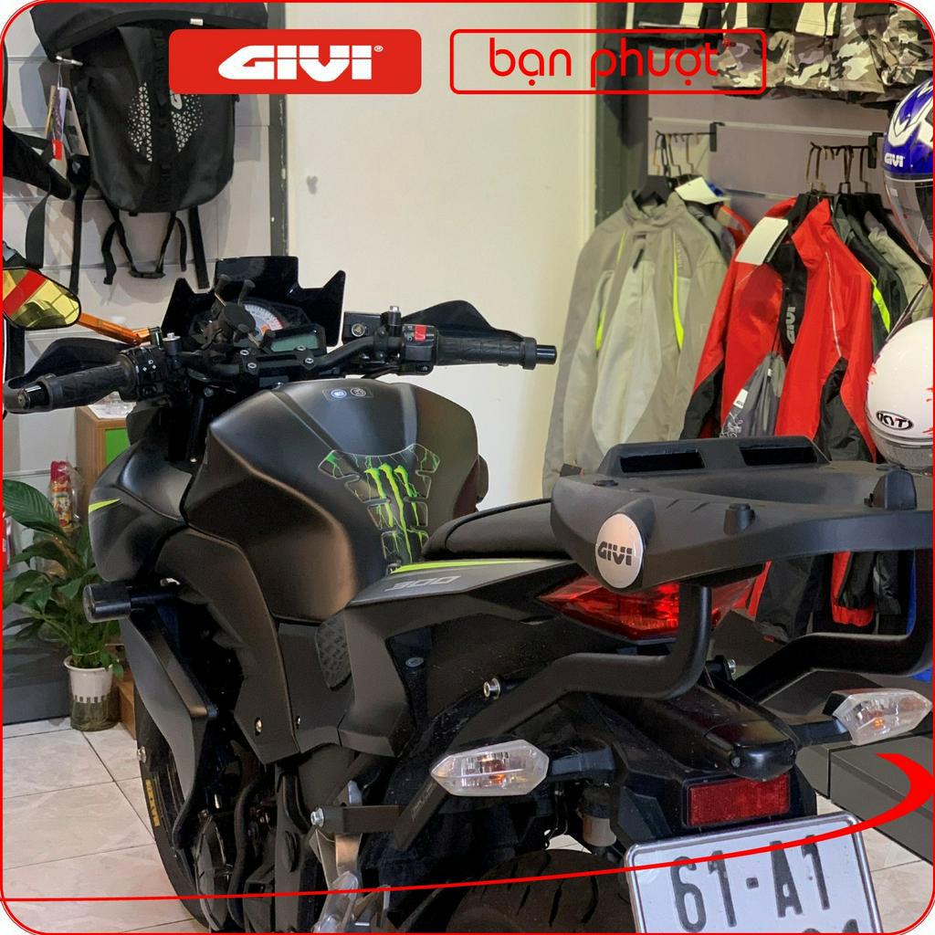 Baga Givi Cho Xe KAWASAKI Z300 - Cảng Trợ Lực GIVI HRV-NINJA250, Z300 - Bạn Phượt