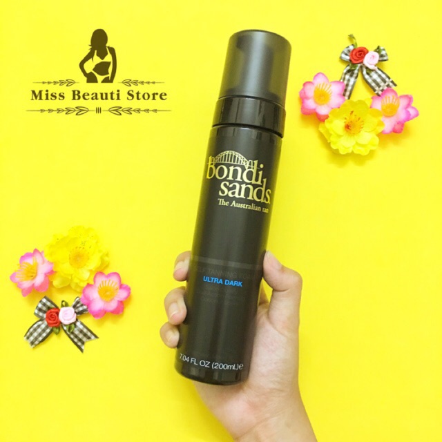 Self tan dạng bọt làm nâu da tạm thời Tanning Foam Bondi Sands