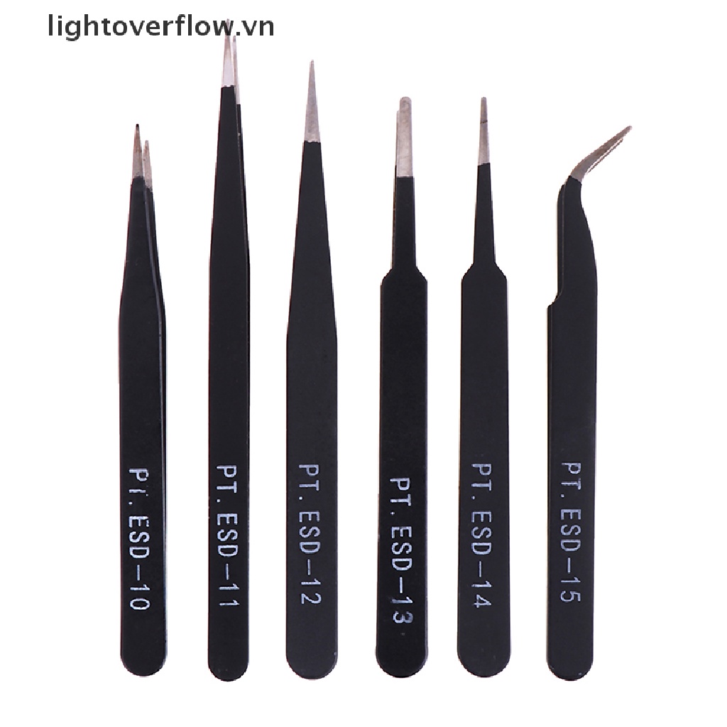 Set 6 Nhíp Uốn Cong / Sửa Chữa Nhíp Chống Tĩnh Điện