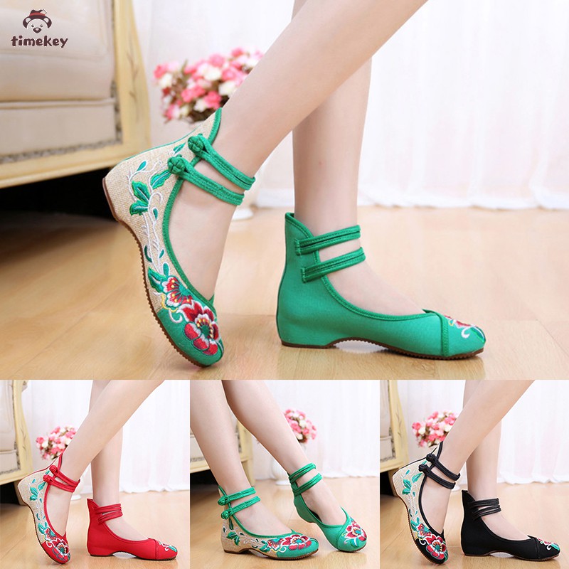 Giày thêu Trung Hoa phong cách vi thumbnail