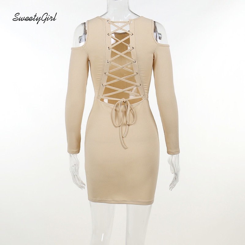 Đầm Mini Tay Dài Cổ Tròn Màu Đen Trơn Thời Trang 2022 Quyến Rũ Cho Nữ