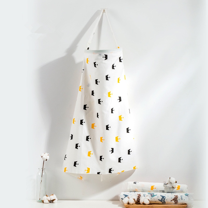 Tạp Dề Cotton 39x27in Tiện Dụng Cho Mẹ Đang Cho Bé Bú Sữa