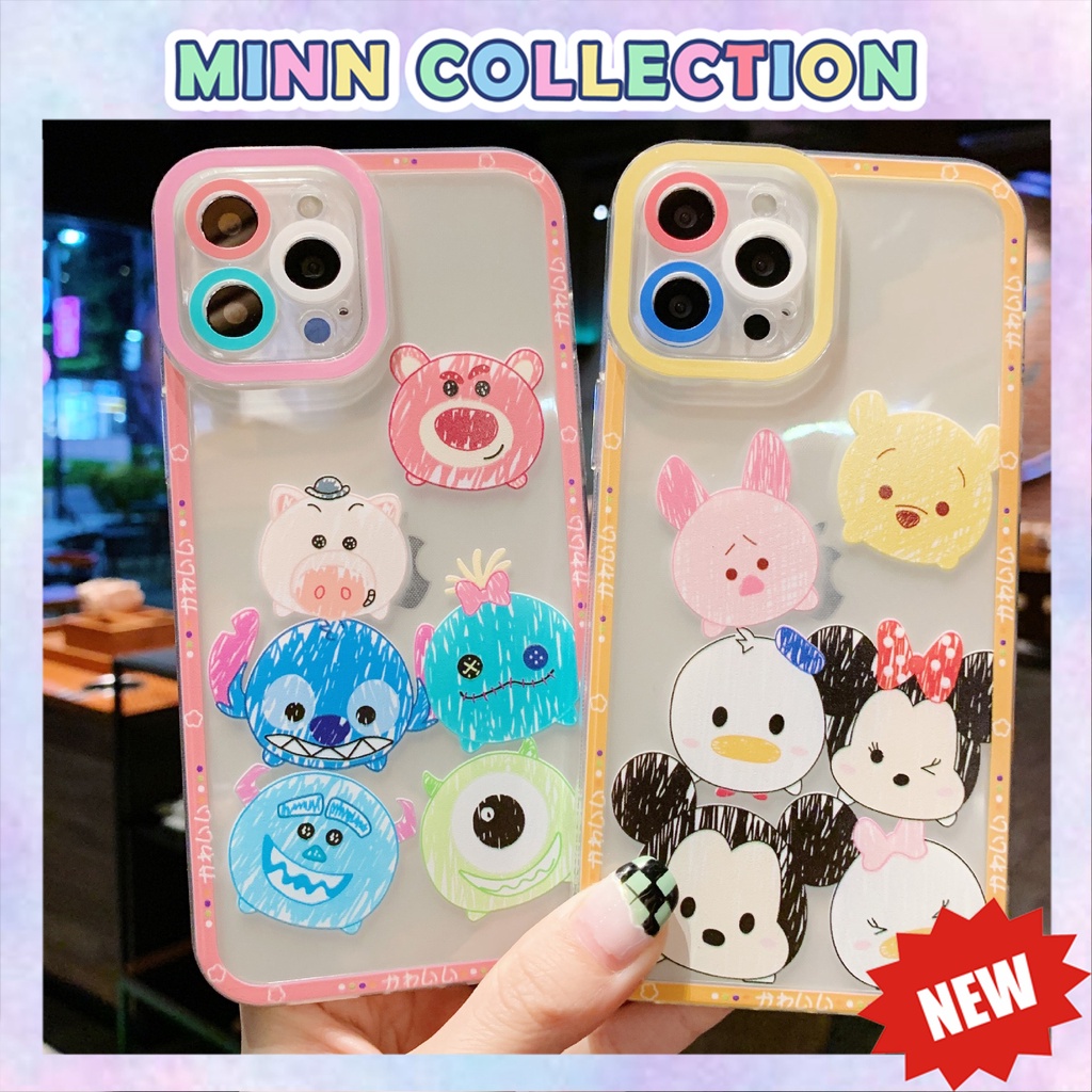ỐP ĐIỆN THOẠI TRONG SUỐT HÌNH THÚ DISNEY DỄ THƯƠNG, ỐP IPHONE 7Plus/8Plus/X/Xs/XsMax/11Pro/11ProMax/12Pro/12ProMax