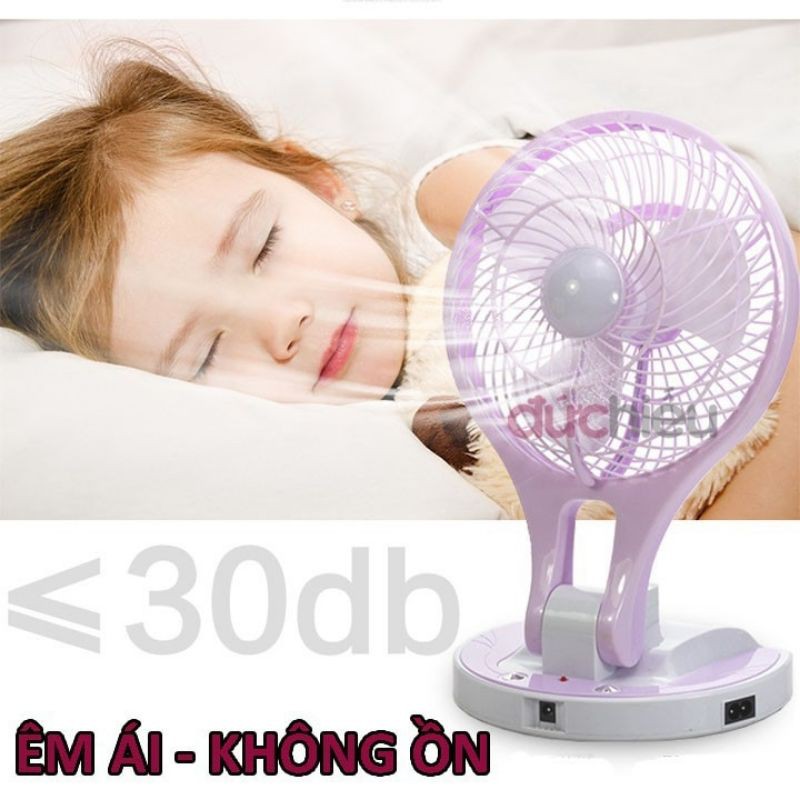 [SIÊU RẺ] QUẠT GẤP TÍCH ĐIỆN MINI FAN JR-5580 CÓ THỂ SẠC HOẶC SỬ DỤNG ĐIỆN TRỰC TIẾP, CÓ ĐÈN SIÊU SÁNG-MÀU NGẪU NHIÊN