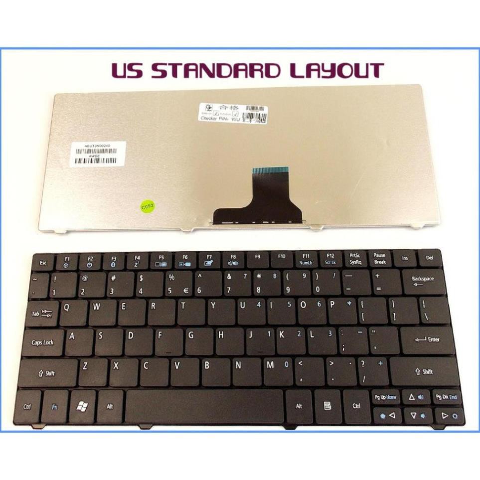 BÀN PHÍM LAPTOP ACER ASPIRE ONE 751 752 753 ZA3 ZA5 721 722 1410 1430 1430Z 1551 1810 1810T 1810TZ 1830 1830T