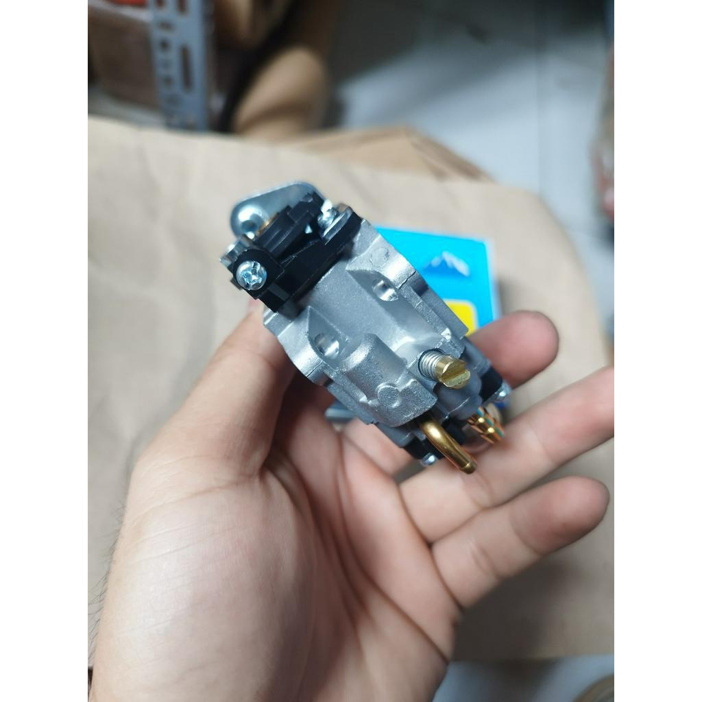 Chế Hòa Khí  Máy Cắt Cỏ 260/ 330 Walbro Hộp Xanh