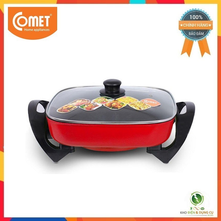 NỒI LẨU ĐIỆN COMET CM7736 ĐA NĂNG TIỆN DỤNG ( NẤU LẨU, SÚP, CHIÊN, XÀO, NƯỚNG, HẤP ... )