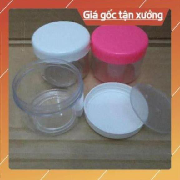 Hủ Đựng Kem ❤ TOP GIÁ RẺ ❤ Hũ nhựa chiết kem Hồng Thái 100g đựng mỹ phẩm, phụ kiện du lịch