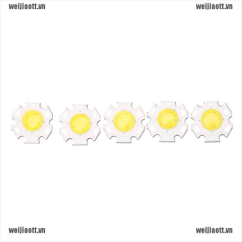 Set 5 Chip Đèn Led 3w Cob Dc9-10