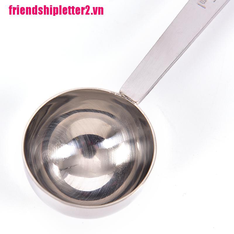 1pcs  muỗng đong cà phê bằng thép không gỉ tiện lợi 15ml