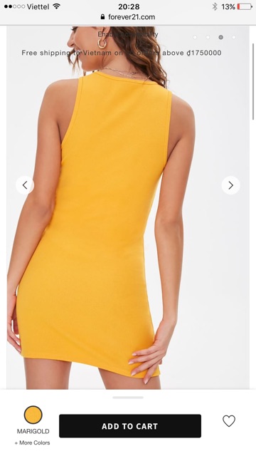 Váy Body Nữ Trên Gối Basic